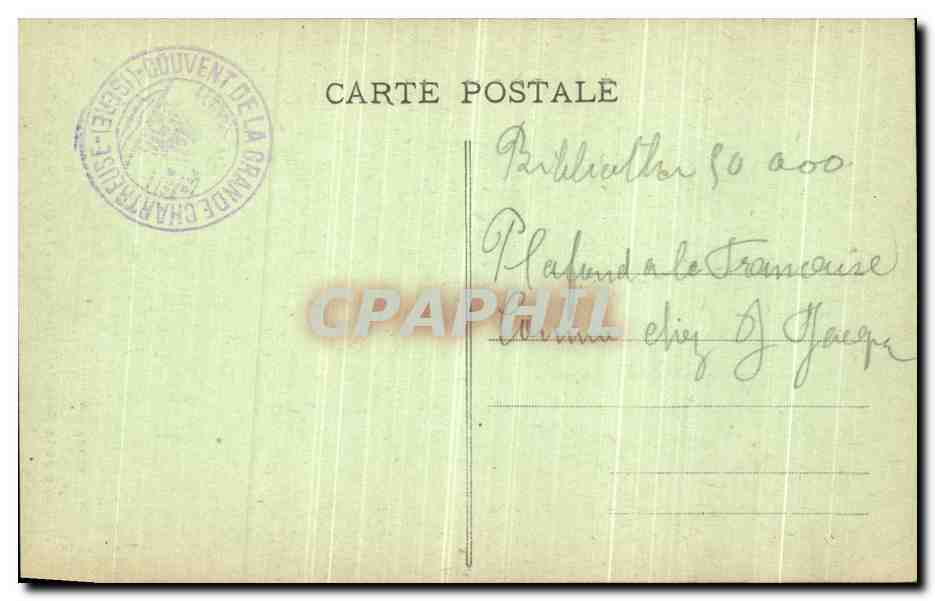Route de la Grande-Chartreuse - Le Pont Saint-Brune — G. D., édit., Voiron - 95 — Verso