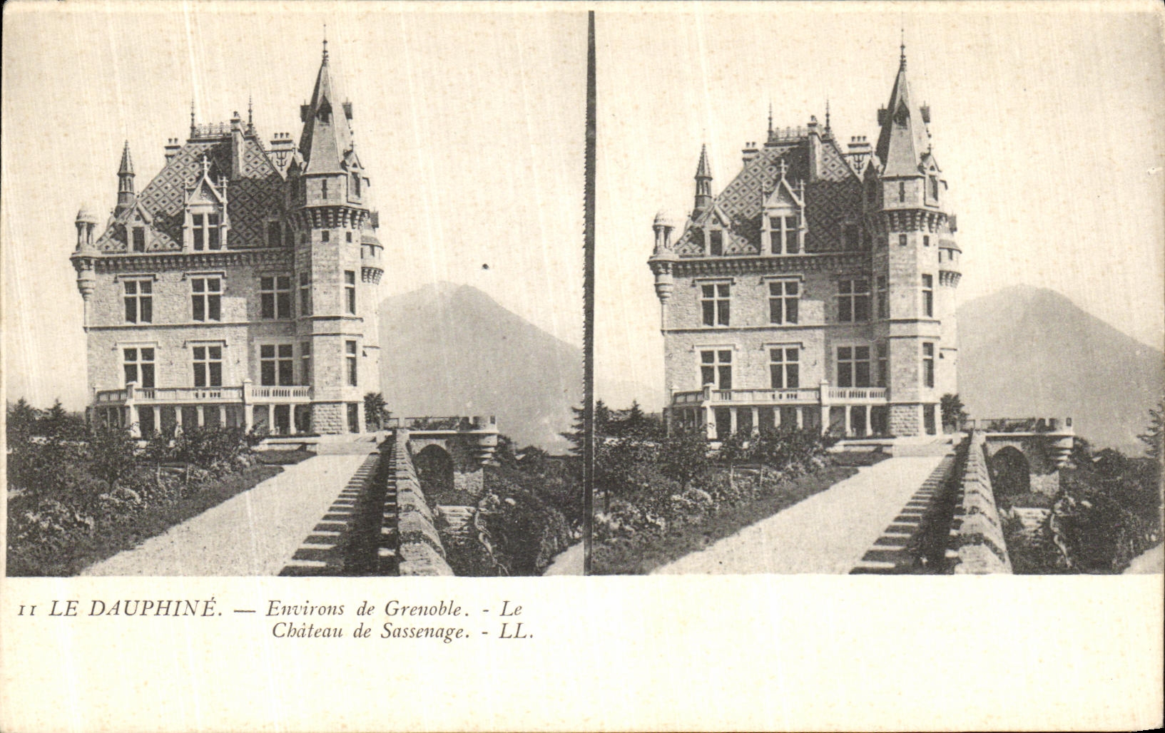 CPA Le Dauphine Environs de Grenoble Chateau de Sassenage