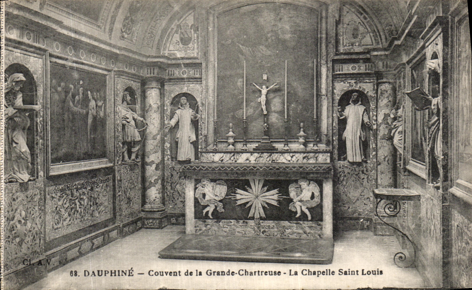 Dauphiné — Kloster der Grande-Chartreuse — Die Kapelle Saint Louis