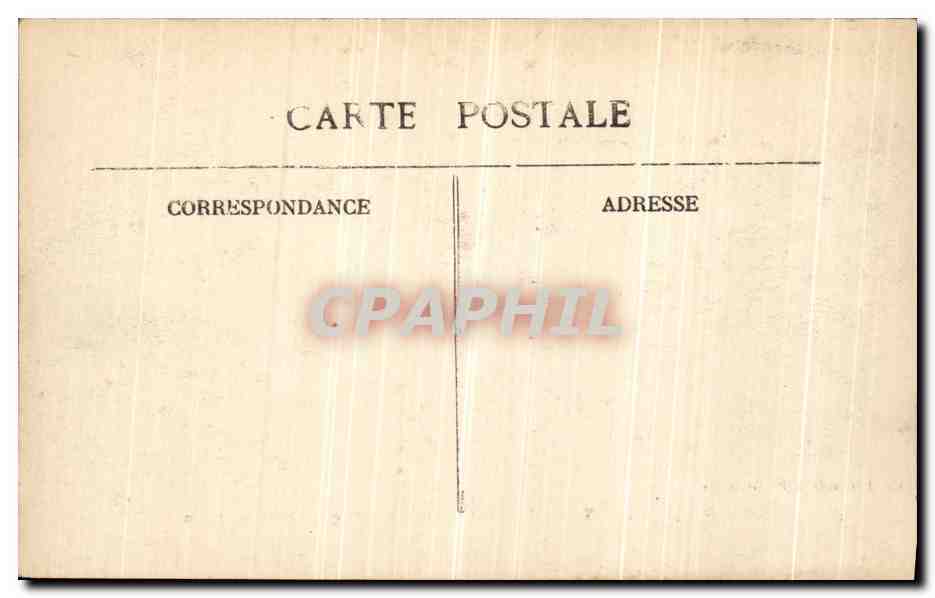 CPA Vizille Le Chateau Facade sur le Parc — Rückseite