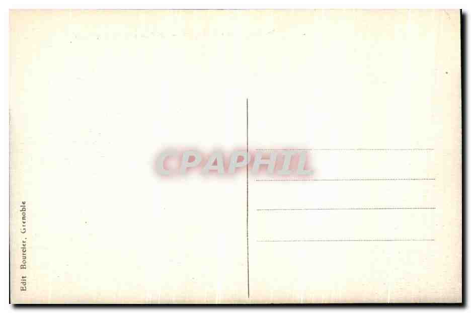 CPA Dauphine Vizille Le Chateau Lesdiguieres — Rückseite