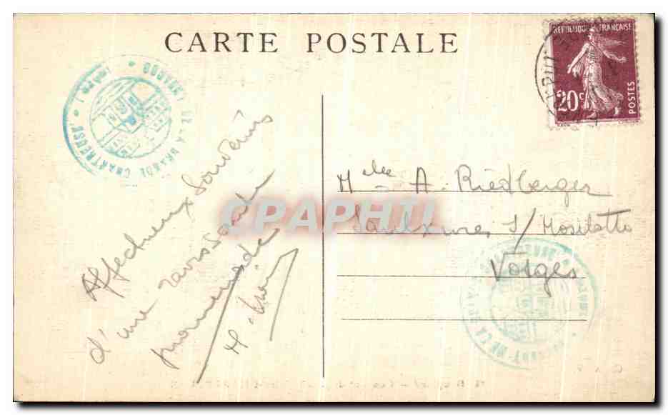 Dauphiné — Kloster Grande-Chartreuse — CI. A. V. n° 56 — Rückseite