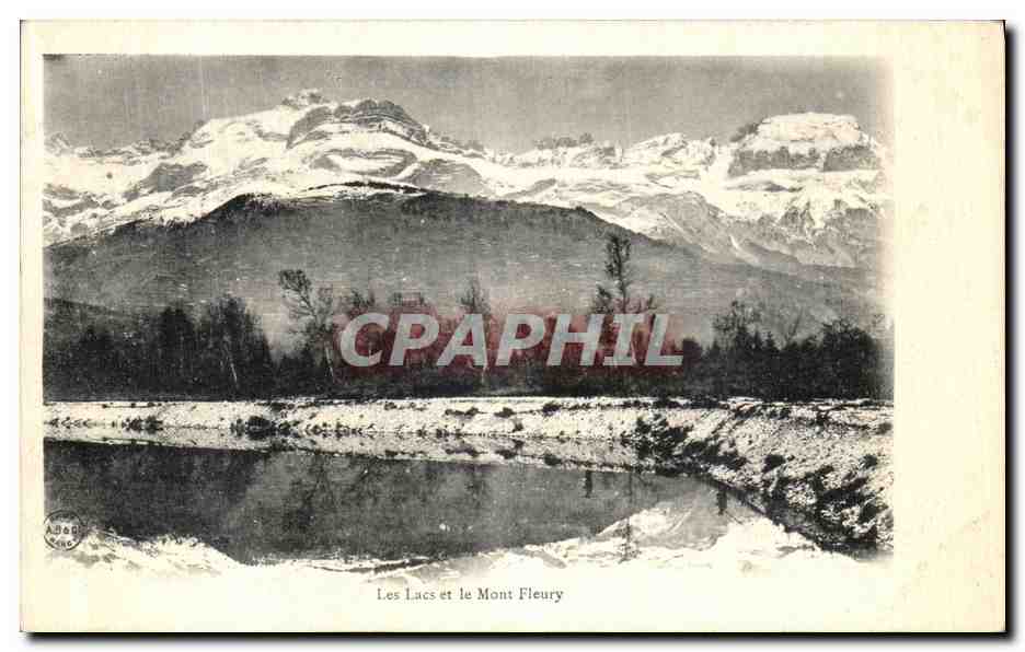 Les Lacs et le Mont Fleury — vue hivernale — A.D.B. & Cie, n° 306
