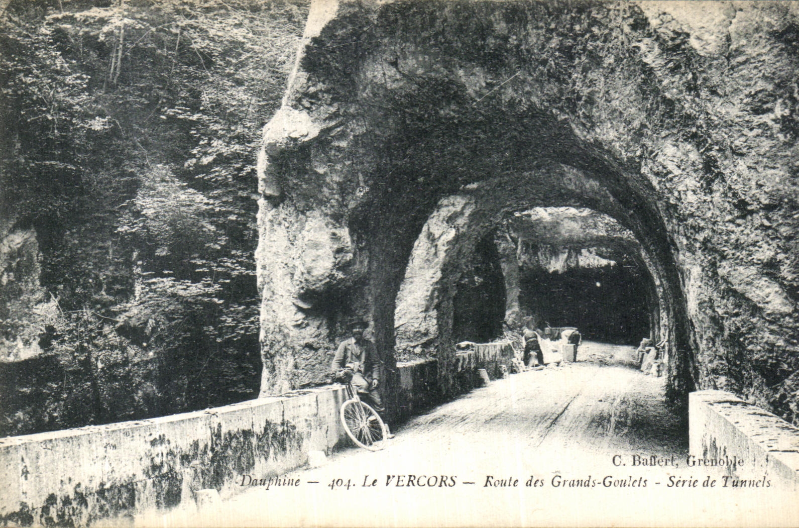 Le VERCORS — Route des Grands-Goulets — Série de Tunnels — C. Bauffert, Grenoble