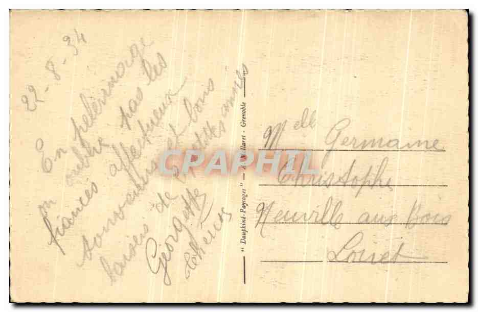 Dauphiné - Pèlerinage de Notre-Dame de la Salette - La Basilique — Verso