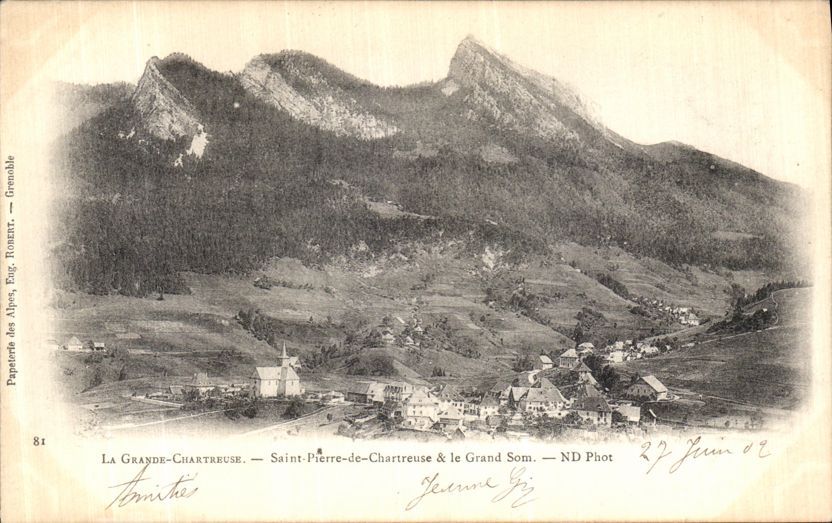La Grande-Chartreuse — Saint-Pierre-de-Chartreuse & der Grand Som — ND Phot