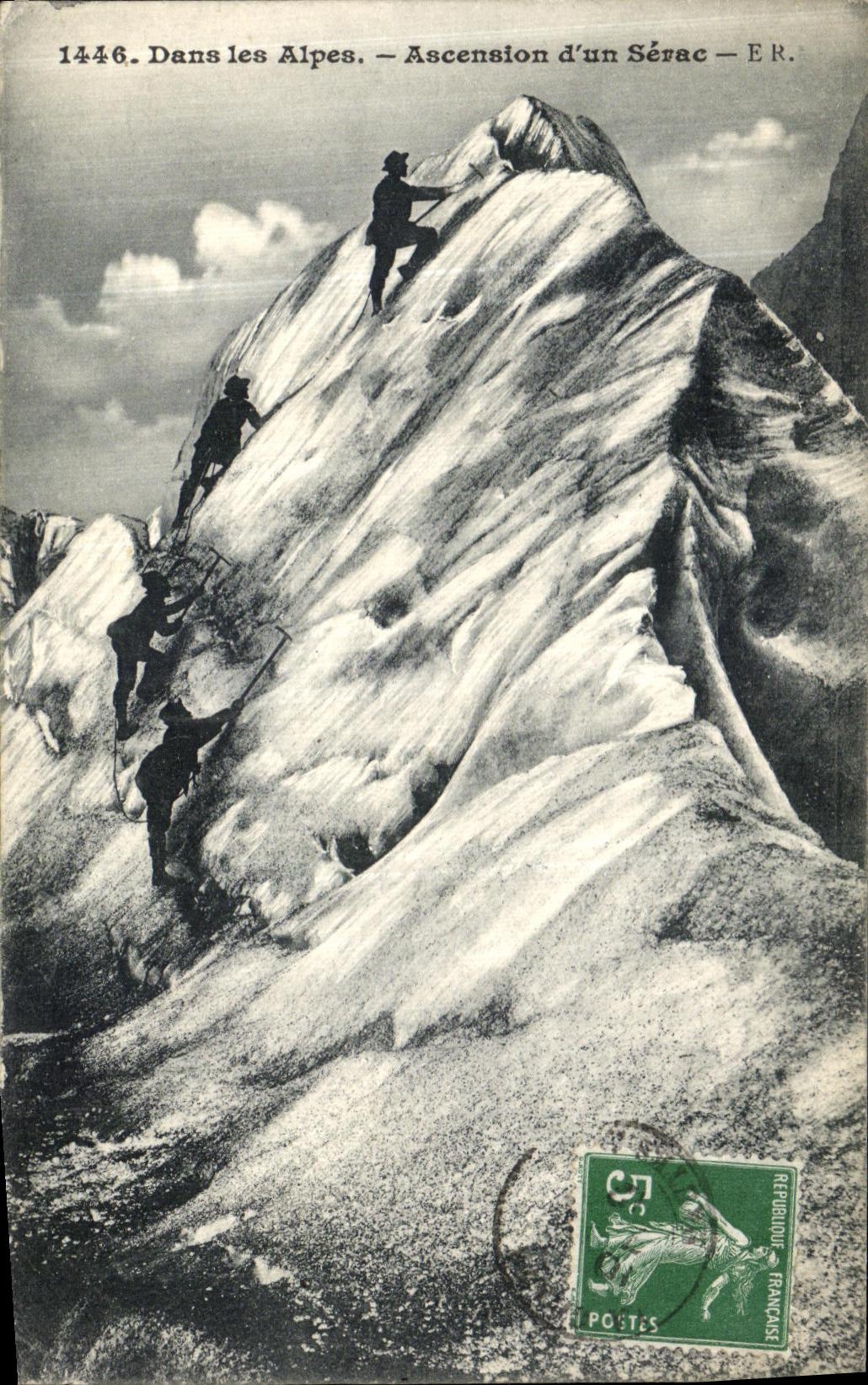 Ascension d'un Sérac — ER. — République Française