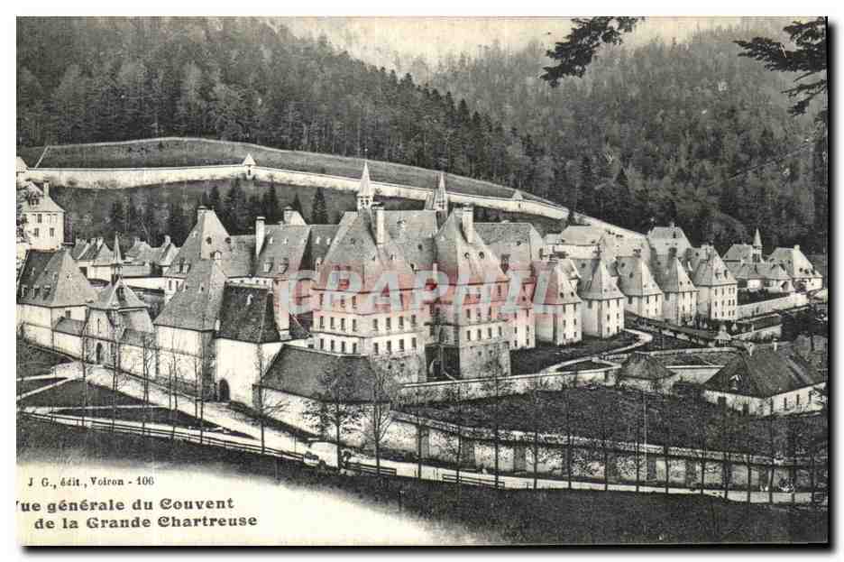 CPA Dauphine Couvent de la Grande Chartreuse Vue Generale