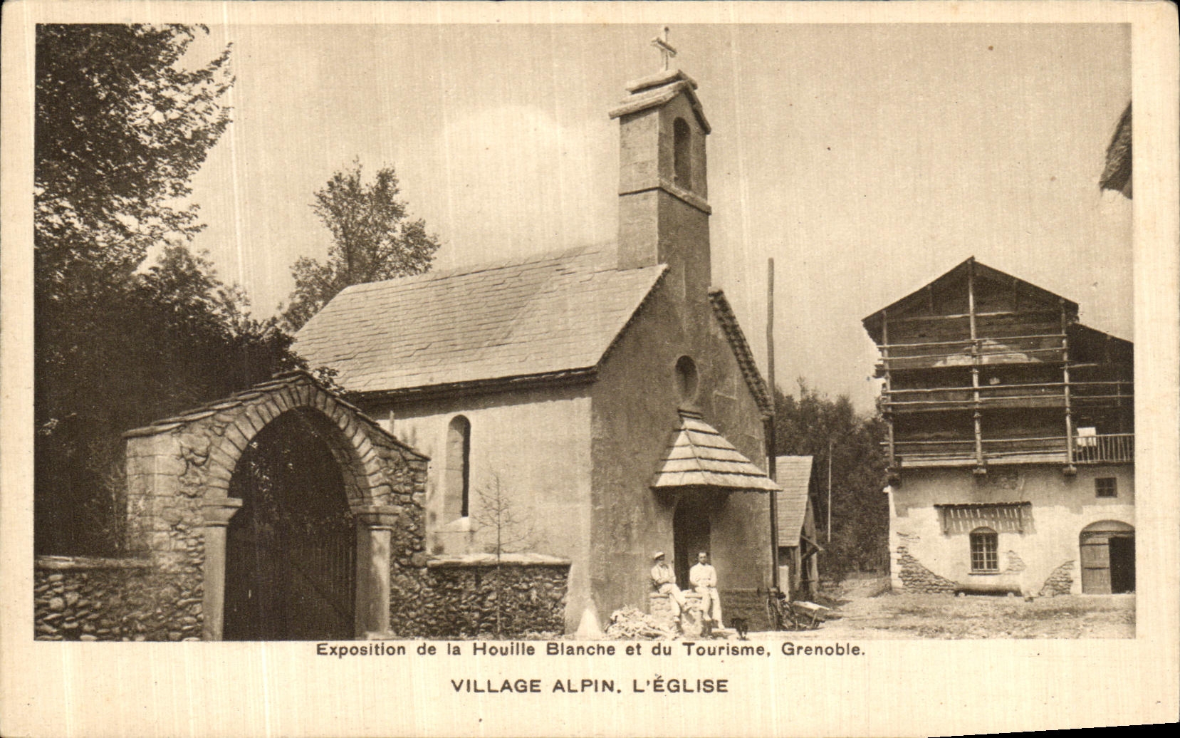 Village Alpin. L'Église — Exposition de la Houille Blanche et du Tourisme, Grenoble.