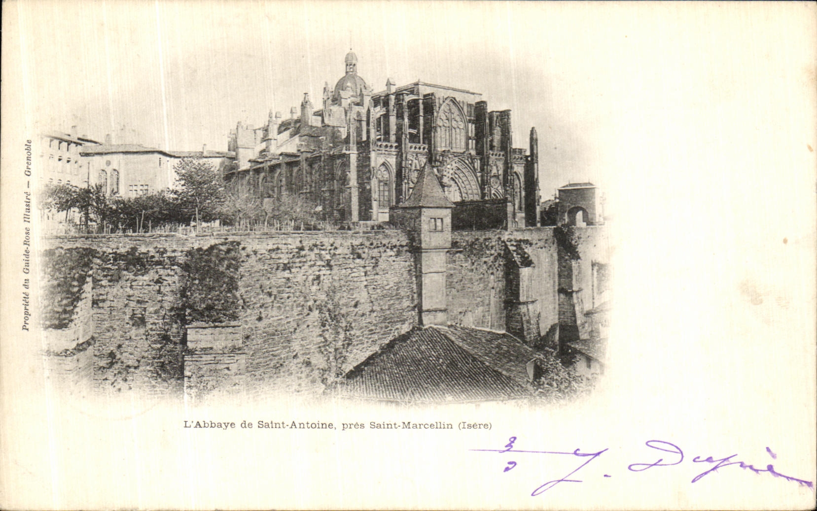 CPA L Abbaye de Saint Antoine Pres Saint Marcellin