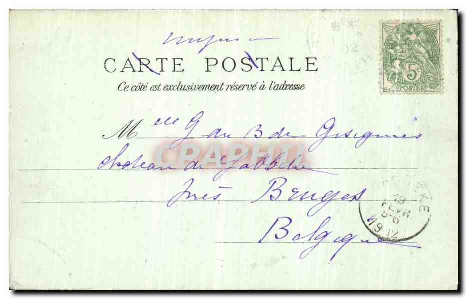 CPA L Abbaye de Saint Antoine Pres Saint Marcellin — Rückseite