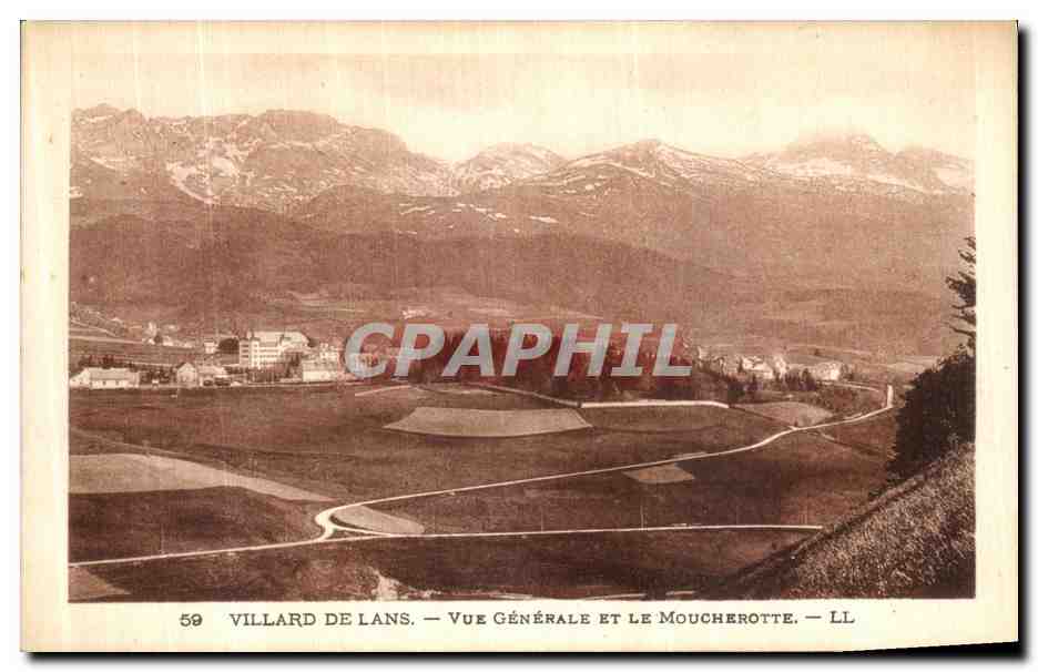 Villard de Lans — Vue Générale et Le Moucherotte — LL
