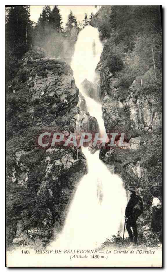 CPA Massif de Belledonne La Cascade de l Oursiere 