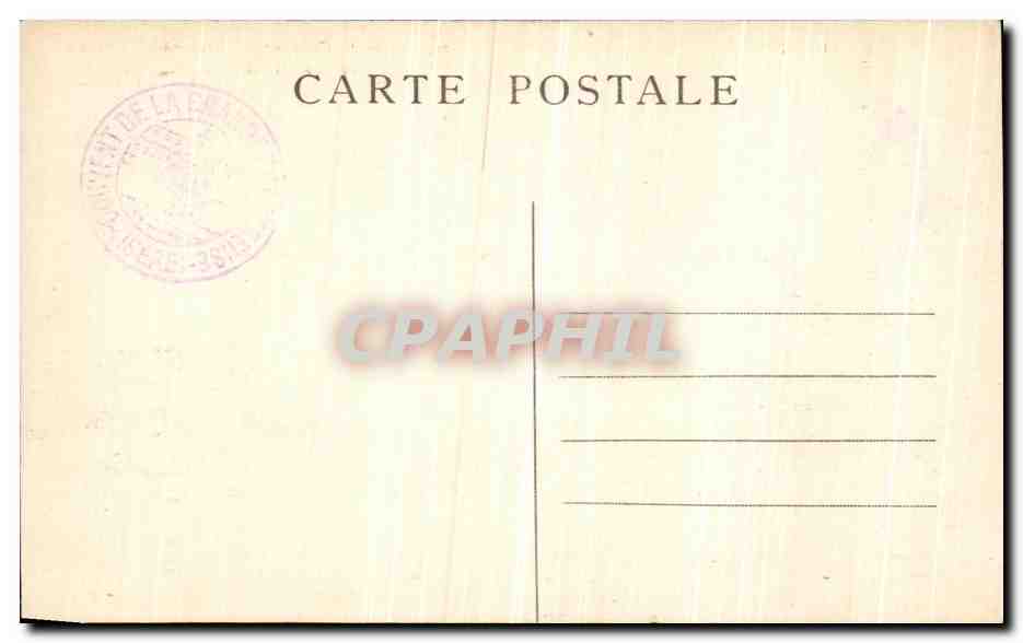 CPA Entree du Couvent de la Grande Chartreuse la Chapelle et le Grand som — Rückseite