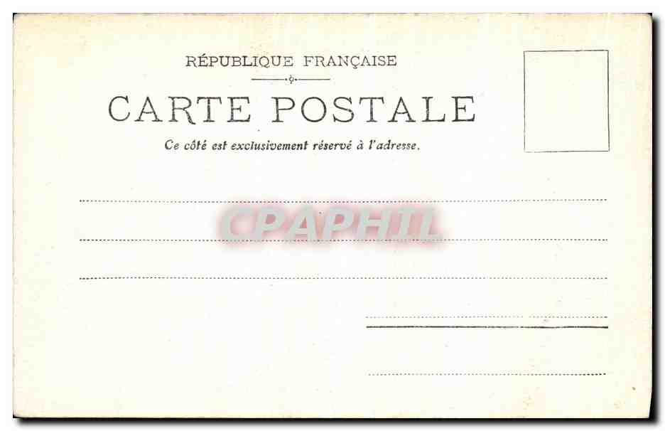 CPA Le Drac et le Casque de Neron — Verso