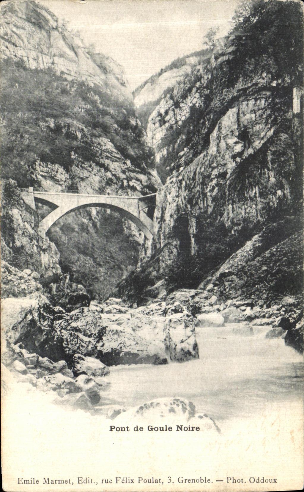 CPA Pont de Goule Noire