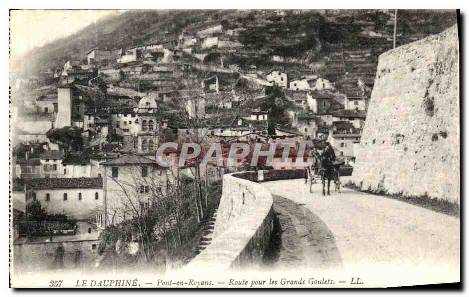 Pont-en-Royans — Route pour les Grands Goulets — LL. — N° 357