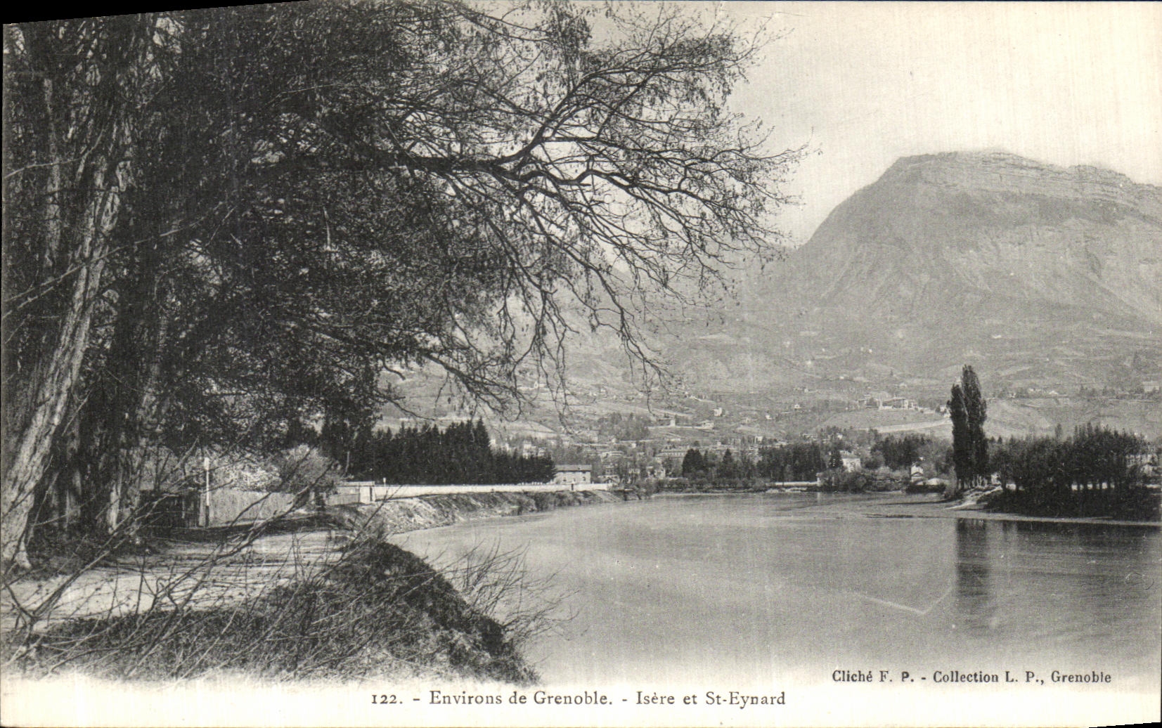 Environs de Grenoble — Isère et St-Eynard — Cliché F. P., Collection L. P., Grenoble