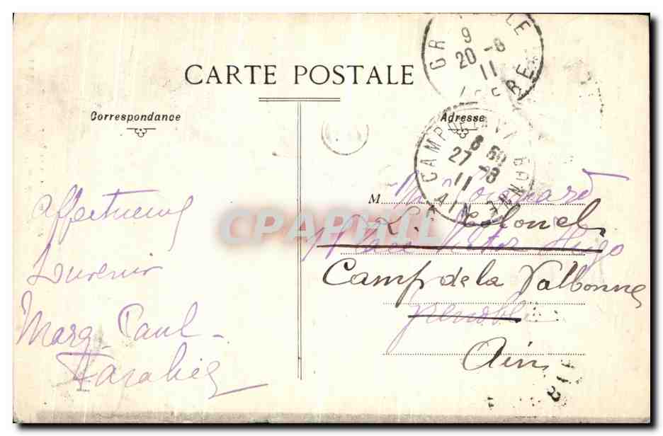Seierles Jacquin et le Séminaire — Usine électrique — La F. C. P. 119 — Verso