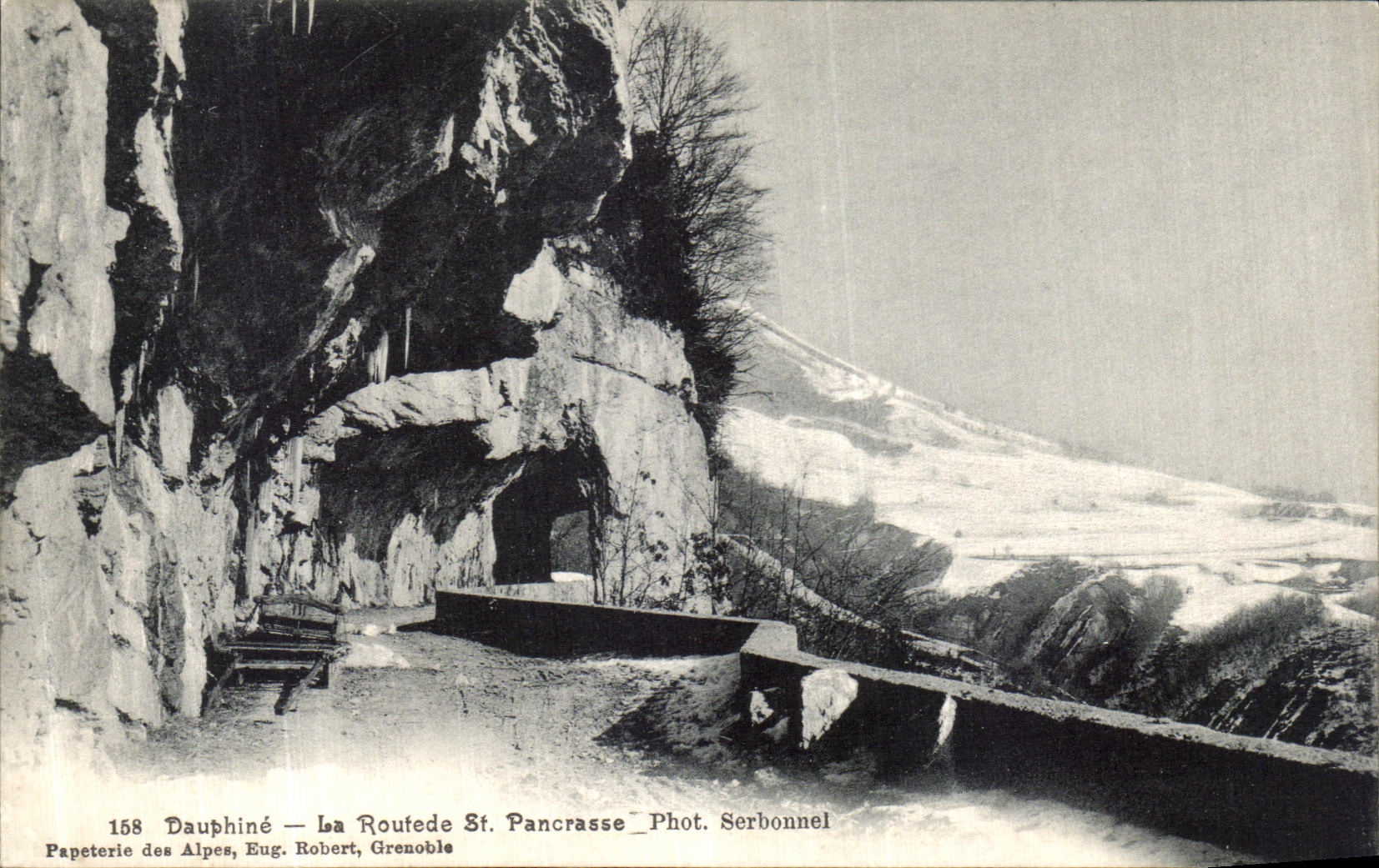 CPA Dauphine La Route de St Pancrasse 