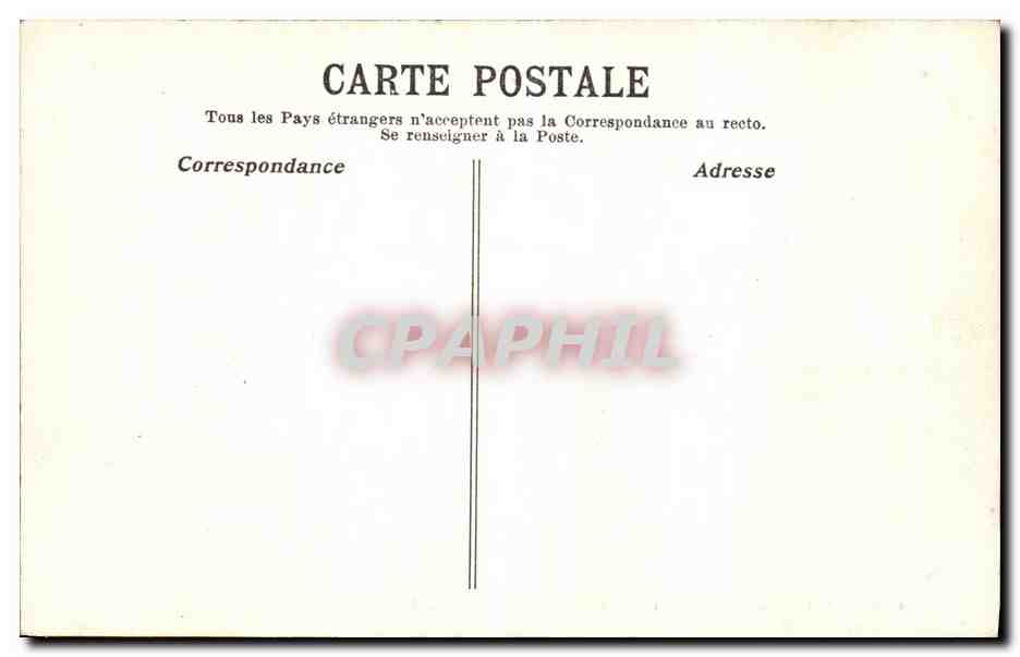 CPA Dauphine La Route de St Pancrasse  — Rückseite