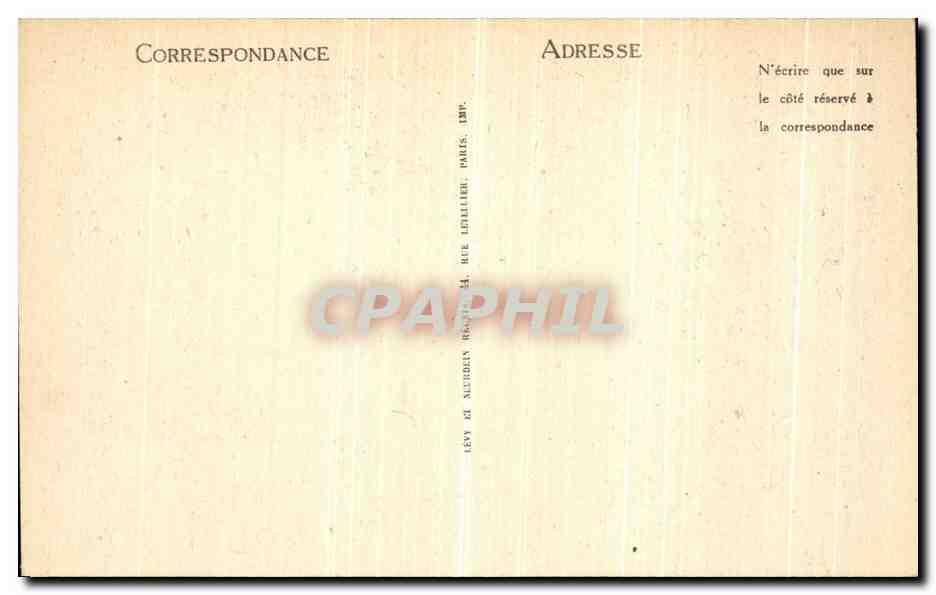 Les Grands Goulets — LL. — n° 1358 — Verso