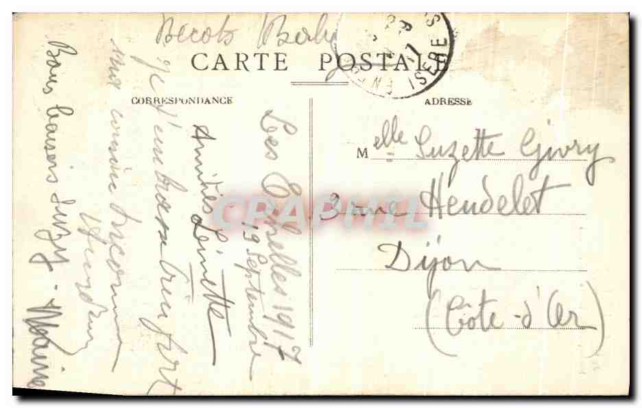 Montée de la Roche de Berland — St-Pierre-d'Entremont — éditeur CC. 208 — Rückseite