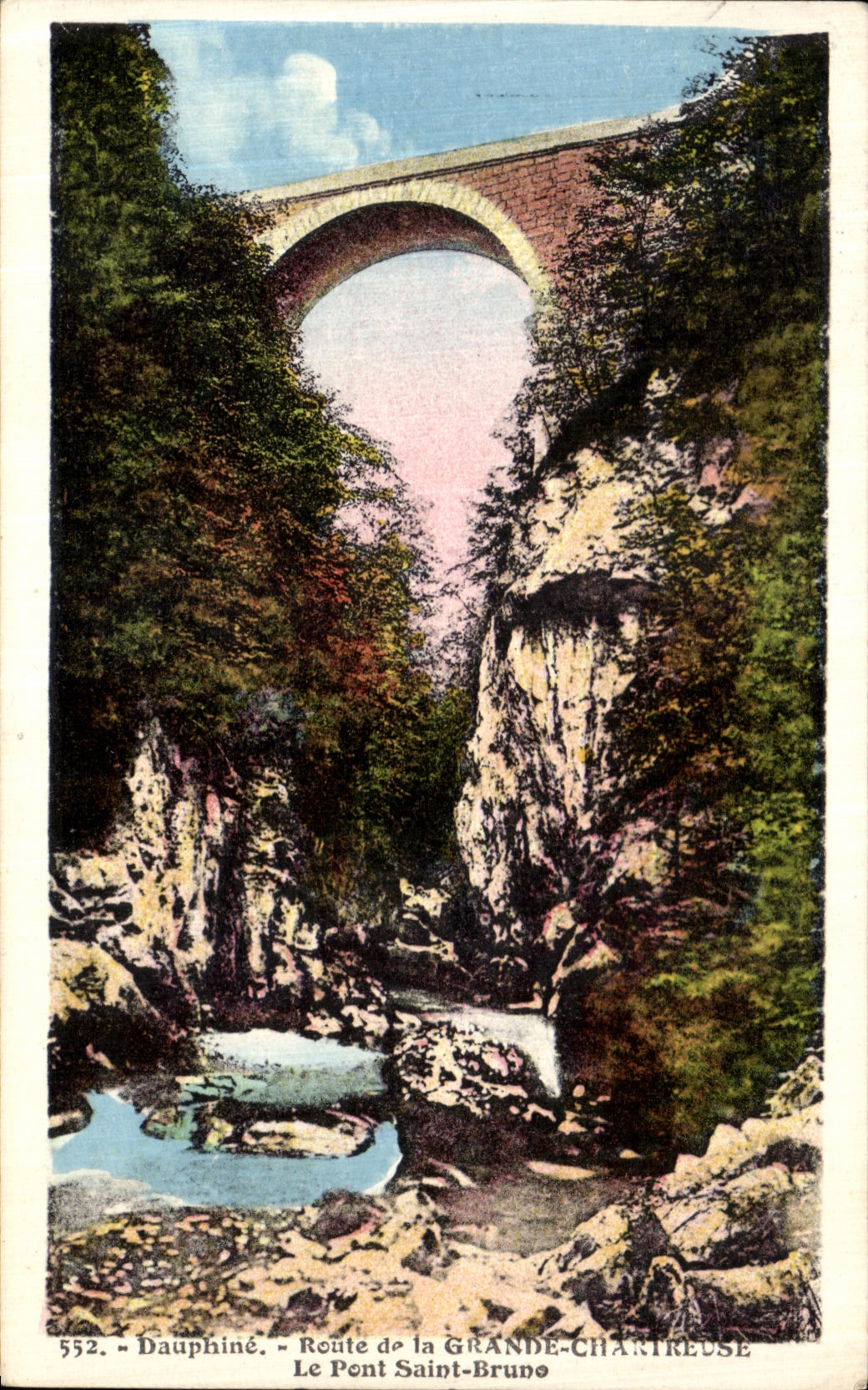 CPA Dauphine Route de La Grande Chartreuse Le Pont Saint Bruno
