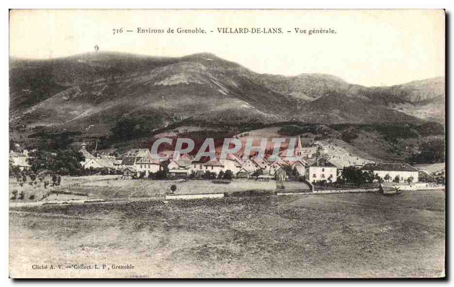Villard-de-Lans — Vue générale — Cliché A.V., Collect. L.P., Grenoble