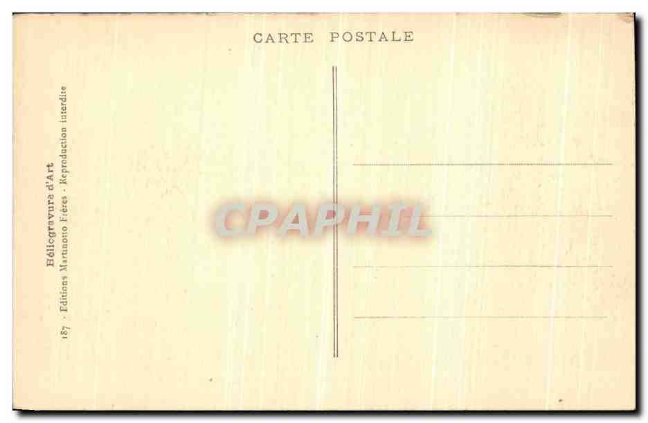 CPA Saint Pierre de Chartreuse et le Pic de Chamechaude Vaches — Rückseite