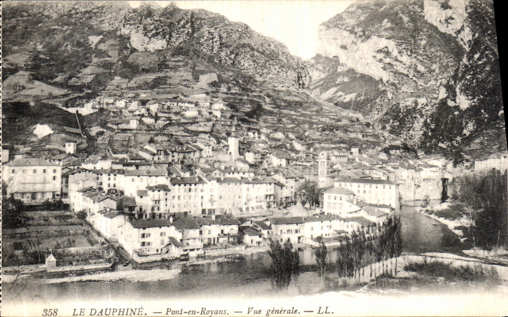 Pont-en-Royans — Vue générale — LL. — Le Dauphiné