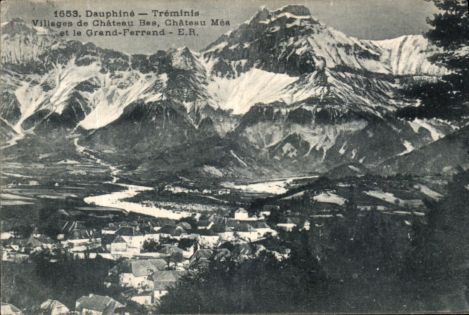 Dauphiné — Tréminis — Villages de Château Bas, Château Méa et le Grand-Ferrand — E.R.