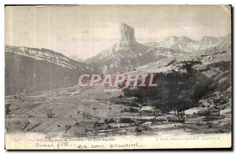 CPA Environs de Grenoble Le Mont Aiguille