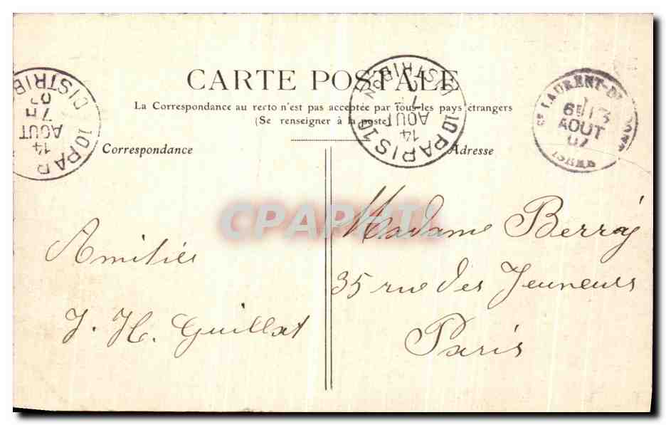 Les Échelles — Route de Saint-Pierre-d'Entremont — Le Tunnel du Frou — C. 97 — Rückseite