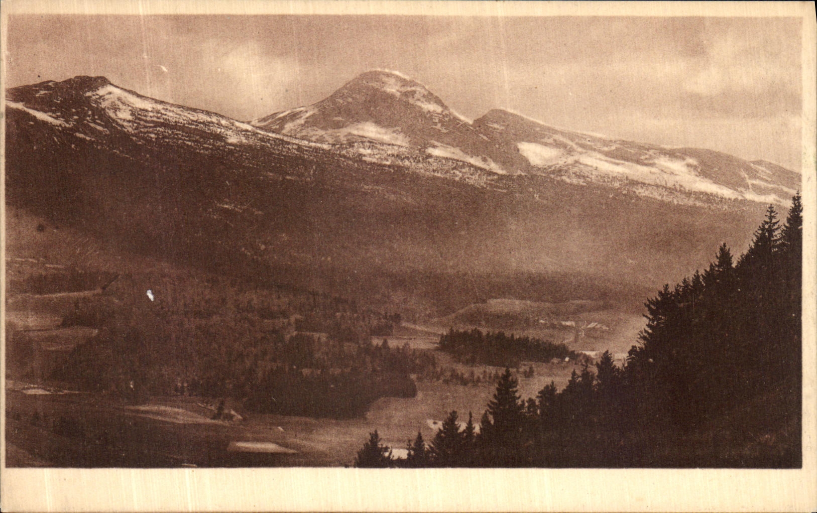 Vallée enneigée des monts Dauphinois — Le Dauphiné pittoresque, n° 553 — Lévy et Meurice, Villard-de-Lans