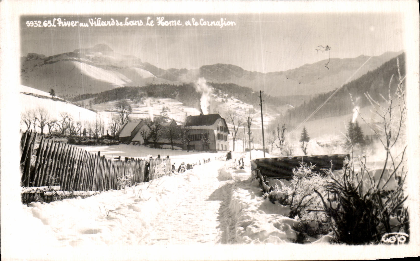 CPA L hiver a Villard de Lans 