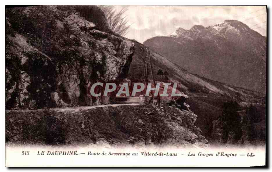 Die Gorges von Engins — Straße von Sassenage nach Villard-de-Lans — LE DAUPHINÉ — n° 513