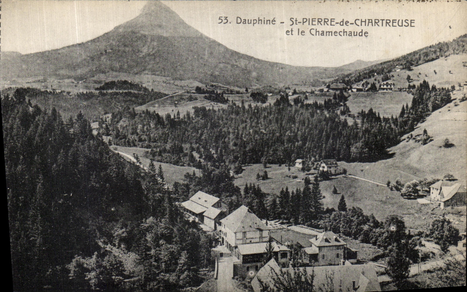 CPA Dauphine St Pierre de Chartreuse et le Chamechaude