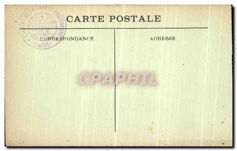 CPA Dauphine St Pierre de Chartreuse et le Chamechaude — Rückseite