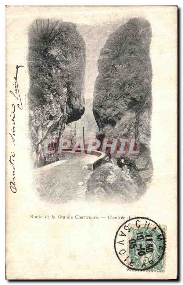 CPA Dauphine Route de la Grande L Entree du desert