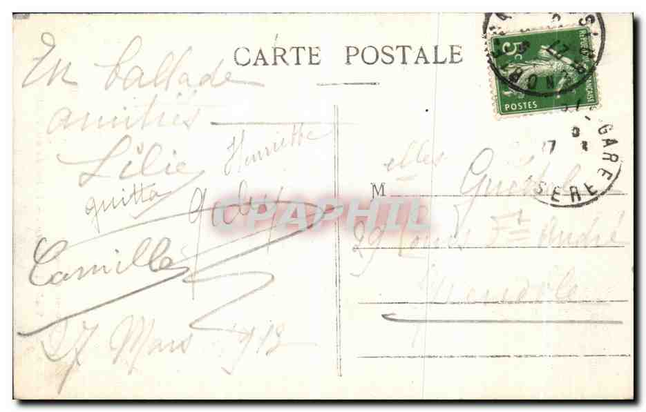 Cascade du Bout du Monde — Tencin (Isère) — Goll L. Grimal, Chamilly — Verso