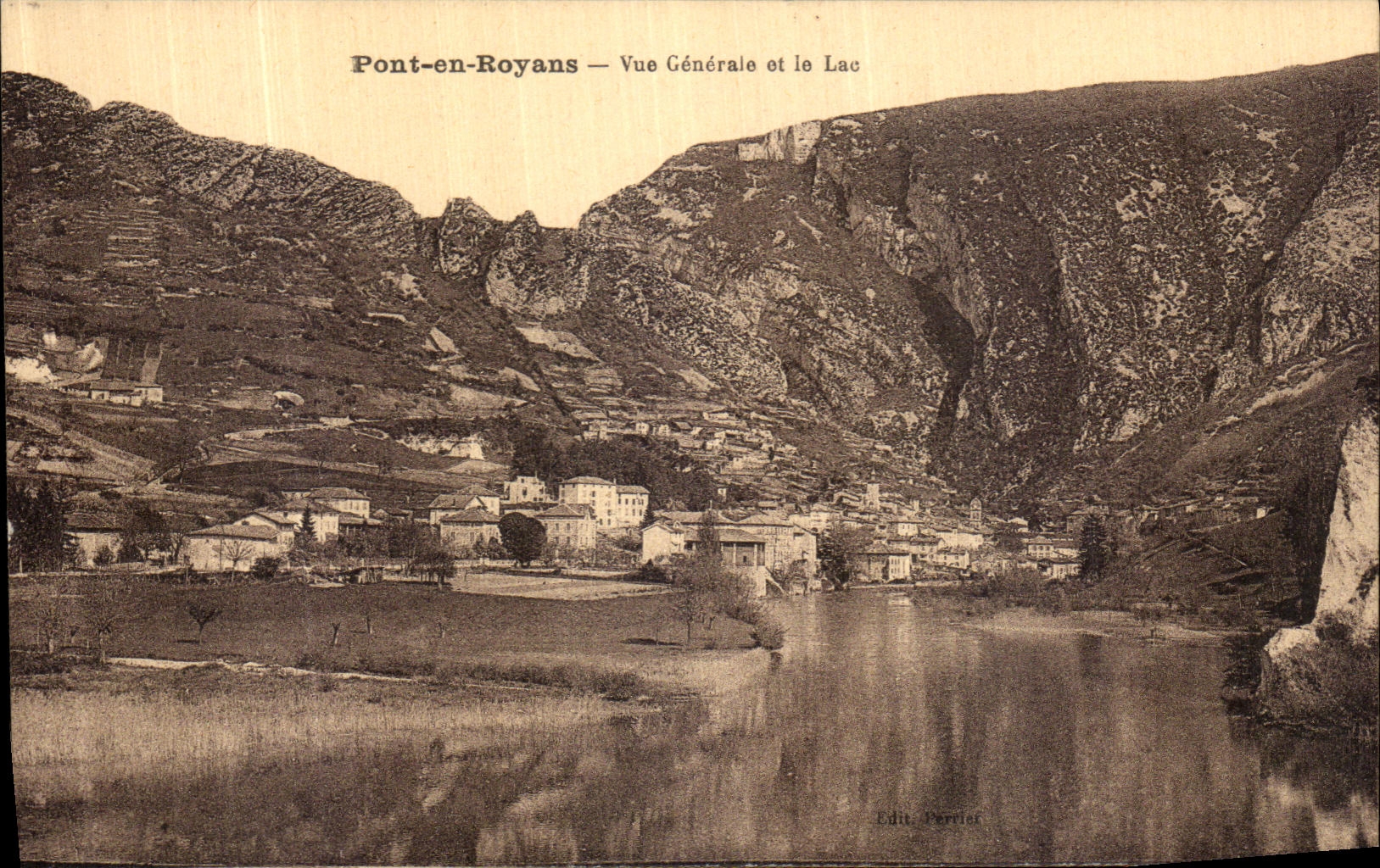 Pont-en-Royans — Vue Générale et le Lac — Edit. Perrier