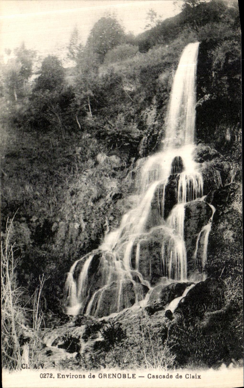 Environ de GRENOBLE — Cascade de Claix — CI. A.V. n° 0272