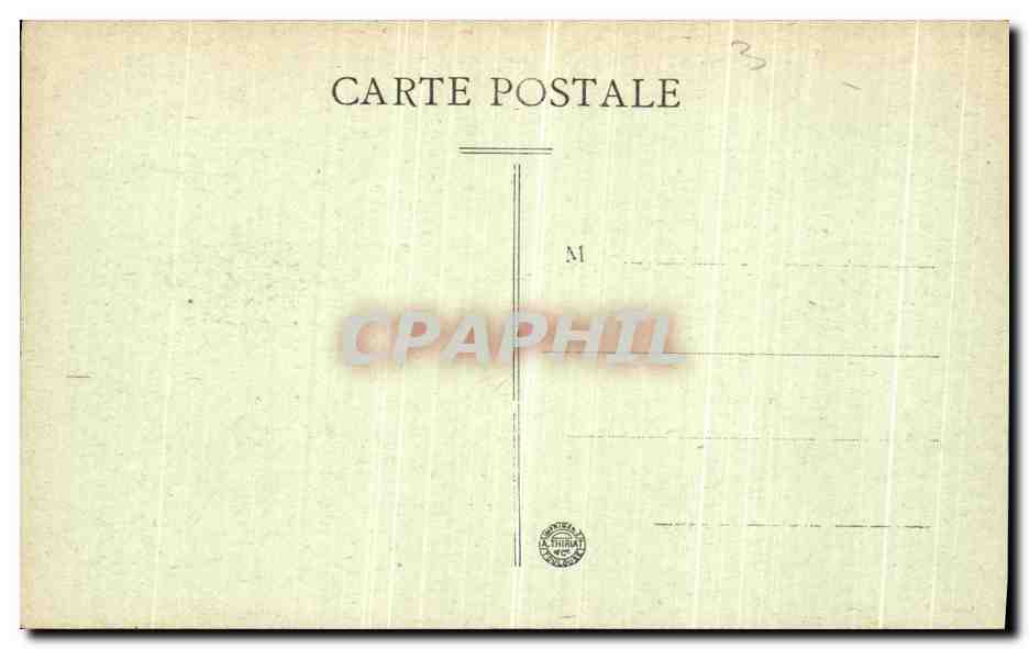 Vizille - Entrée intérieure du Château — Dauphiné — Cliché A. V. Grenoble — n° 090 — Rückseite