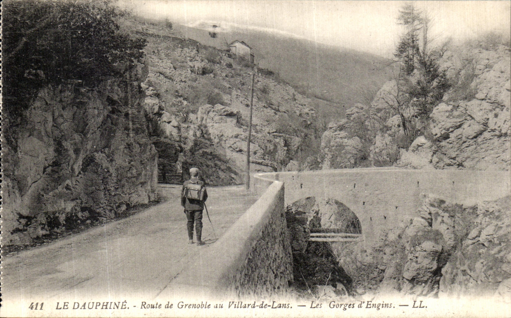 The Gorges d'Engins — Route from Grenoble to Villard-de-Lans — LL. — 411