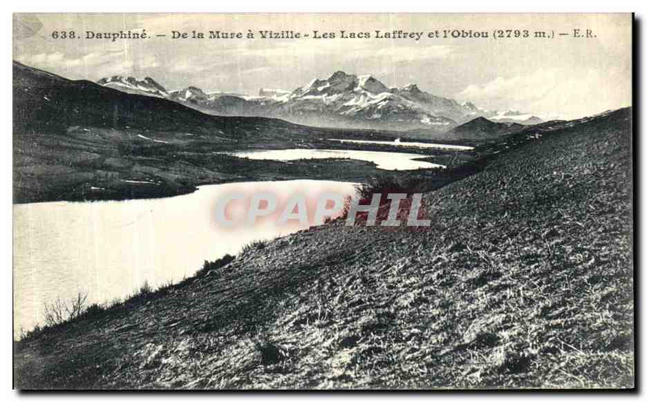 Dauphiné — De la Mure à Vizille — Les Lacs Laffrey et l’Oblou (2793 m.) — E.R.