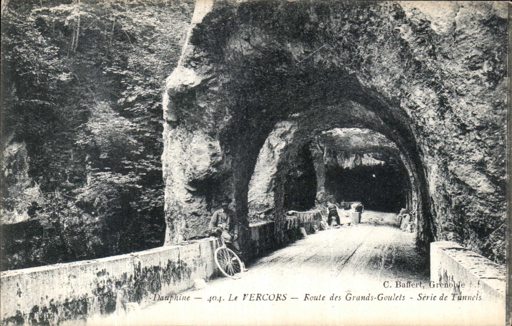 Le VERCORS — Route des Grands-Goulets — Série de Tunnels — C. Baffert, Grenoble