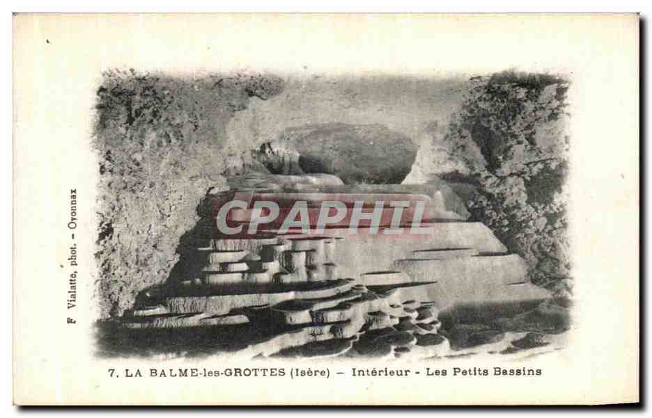 La Balme-les-Grottes (Isère) — Intérieur — Les Petits Bassins — F. Vialatte, phot. - Oyonnax