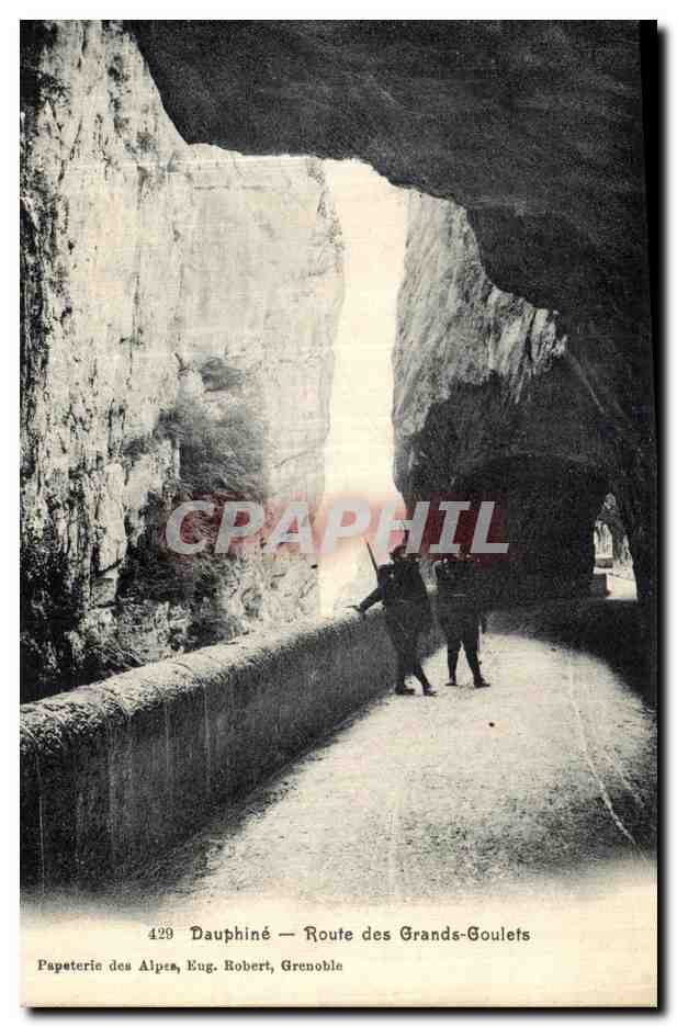 Dauphiné — Route des Grands-Goulets — Papeterie des Alpes, Eug. Robert, Grenoble