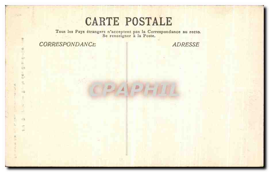 Dauphiné — Route des Grands-Goulets — Papeterie des Alpes, Eug. Robert, Grenoble — Achterkant